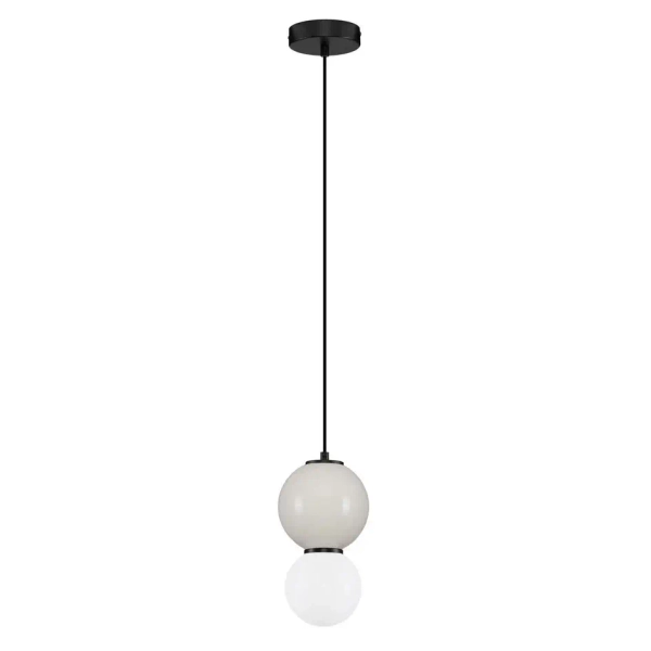 Salonowa lampa wisząca JORELIA LE45254 LED 4W 3000K kula ball szara biała