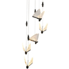 Ledowa lampa wisząca Bee MP0090-5 black Step 20W 3000K pszczoły czarna