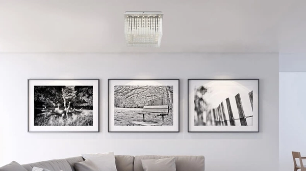 Sufitowa lampa Vince 68567-21 szklane pręty LED 21W 4000K chrom