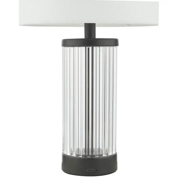 Dotykowa lampa stołowa Enrico ENR4122 LED 2,4W 3000K szklana czarny