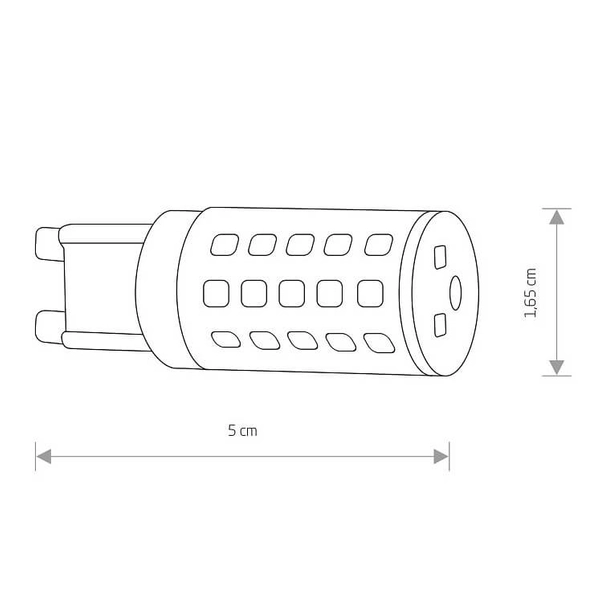 Żarówka 7504 Nowodvorski LED 4W 4000K 390lm G9 tworzywo biały