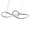 Designerski żyrandol MARCO CHROME ML8117 LED 42W 4000K do jadalni chrom