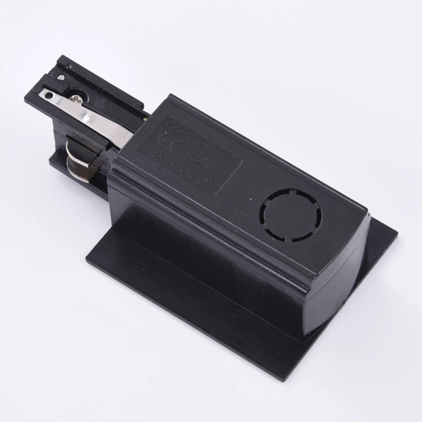 Zasilanie końcowe podtynkowe Track AZ4310 do 3-faz szyny 230V czarne lewe