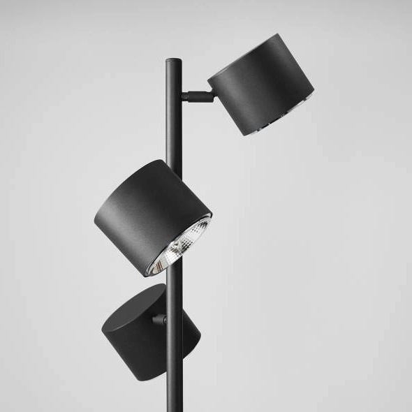 Lampa podłogowa BOT 1047A Aldex stojąca regulowana czarna