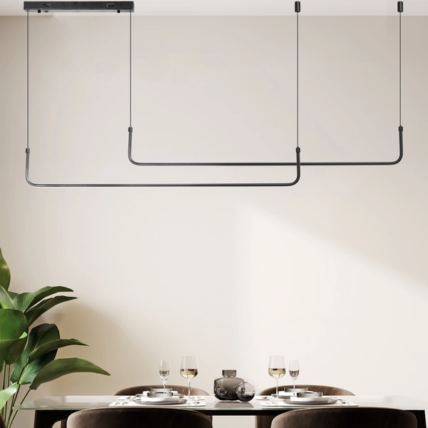 Lampa ledowa wisząca Mario AZ5445 LED 24W 3000-6000K z pilotem czarna