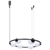 Wisząca lampa kuchenna ORBIT 5007 Zumaline balls biała czarna