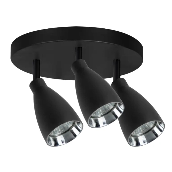 Natynkowa lampa potrójna Campana LP-3103/3C BK regulowana czarny