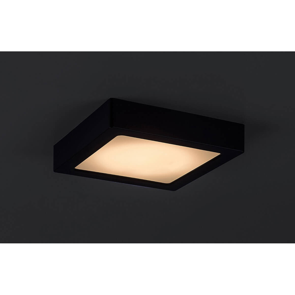 Kwadratowa lampa sufitowa SHAUN2 71214 LED 15W 3000K czarna