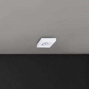 Metalowa LAMPA wpuszczana NUSA ML0039 oczko do zabudowy białe