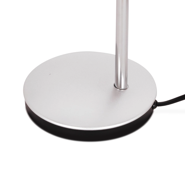 Regulowana lampa nocna Kajtek K-MT-200 do czytania srebrna