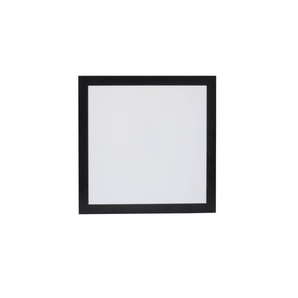 Natynkowa lampa sufitowa Flat LED 6W 3000K czarny plafon do jadalni