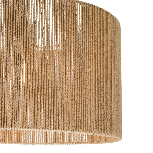 Wisząca lampa ekologiczna Keona KEO6529 boho naturalna brązowa