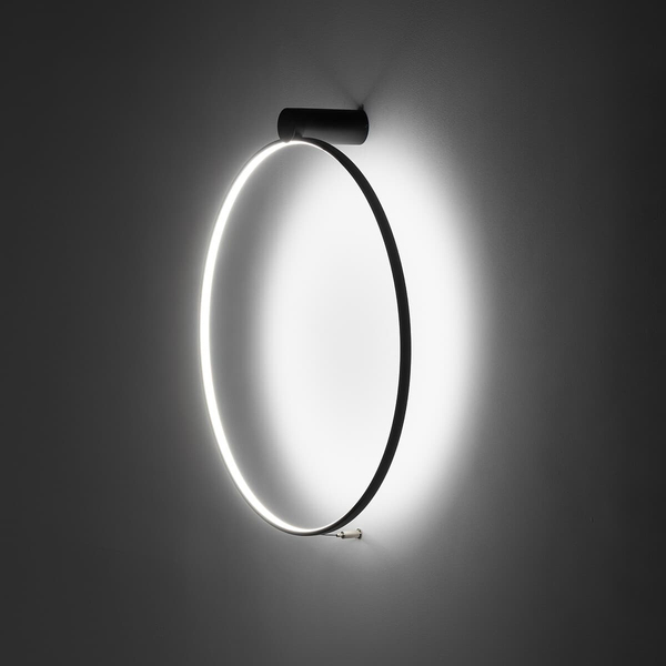 Lampa ścienna pierścieniowa Circolo 10865 Nowodvorski LED 21W 4000K czarna