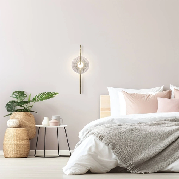 Nowoczesny kinkiet ścienny Plato LP-0301/1W TR LED 6W 3000-6000K złoty