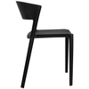 Minimalistyczne krzesło jadalniane Jasper KH010100323 czarne do kuchni
