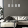 Wisząca lampa szklana Duchess 3116 na listwie do pokoju crystal chrom
