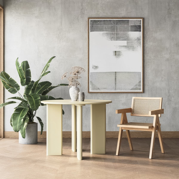 Krzesło BOHO MH-011CH-NN Step podłokietniki drewno rattanowe beżowe