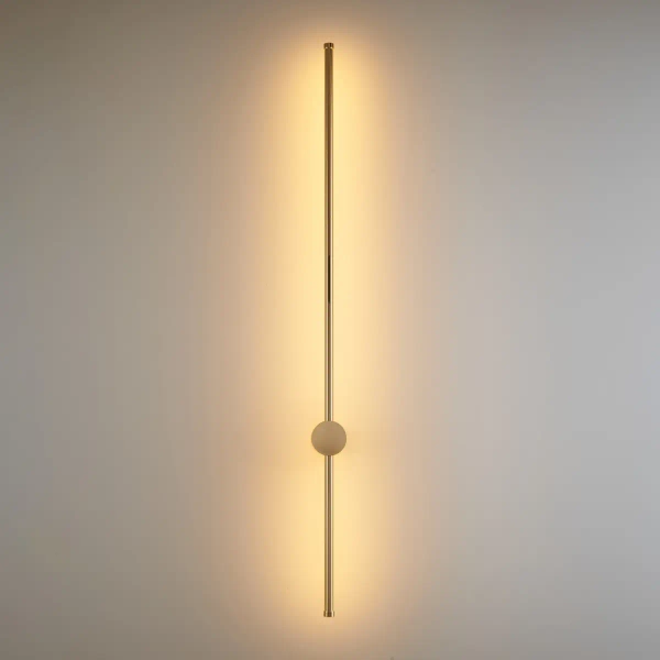 Minimalistyczna ścienna lampa SparoST-1067W-1GD-120 LED 22W 3000K złoty