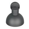 Kopułowa lampa ścienna ELBE 262360142 metalowa IP44 antracyt