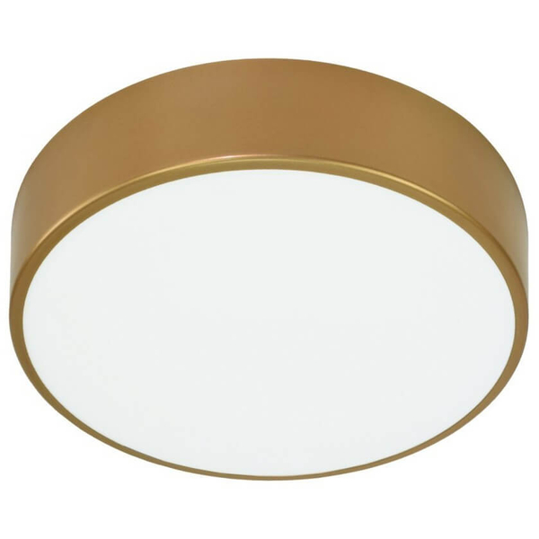 Sufitowa lampa okrągła 137623691873 złoty plafon do jadalni