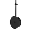 Wisząca lampa ledowa Flat MSE010100385 Moosee 30W 3000K metalowa czarna