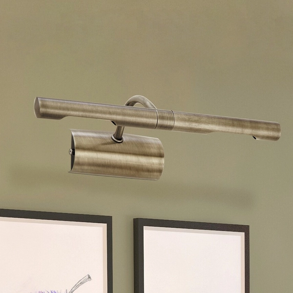 Kinkiet LAMPA ścienna PICTURE LIGHT 3643 Rabalux metalowa OPRAWA klasyczna galeryjka nad obraz chrom