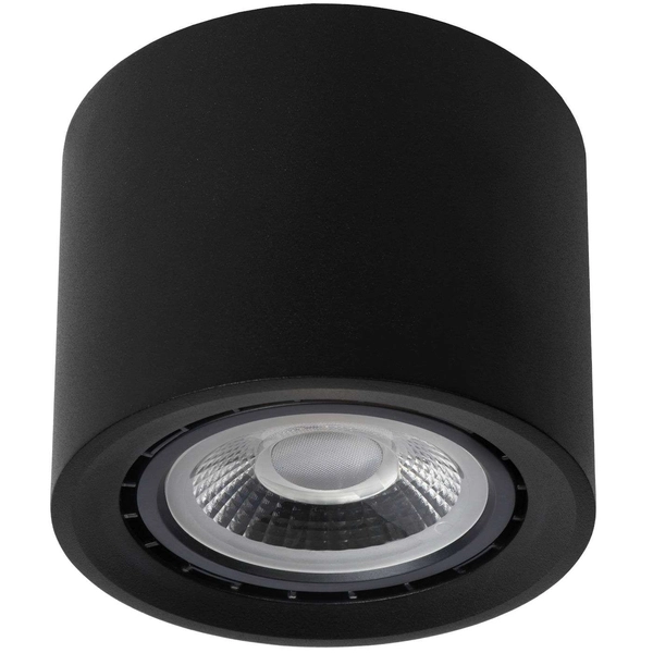 Downlight LAMPA sufitowa FEDLER 09921/12/30 Lucide metalowa OPRAWA tuba spot czarny