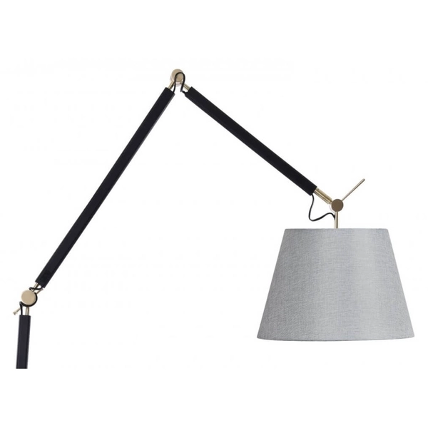 Stojąca lampa regulowana Zyta AZ4193+AZ2604 do czytania czarny szary