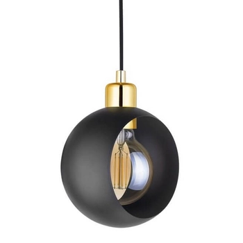 Pojedyncza wisząca lampa glamour Cyklop 2751 TK Lighting metalowy patyna
