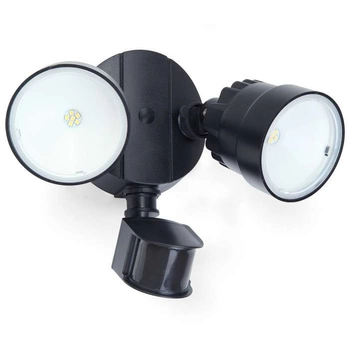 Ogrodowa LAMPA elewacyjna SHRIMP  7622104330 Lutec ścienna OPRAWA naświetlacz LED 30W 5000K outdoor regulowany IP54 czarny