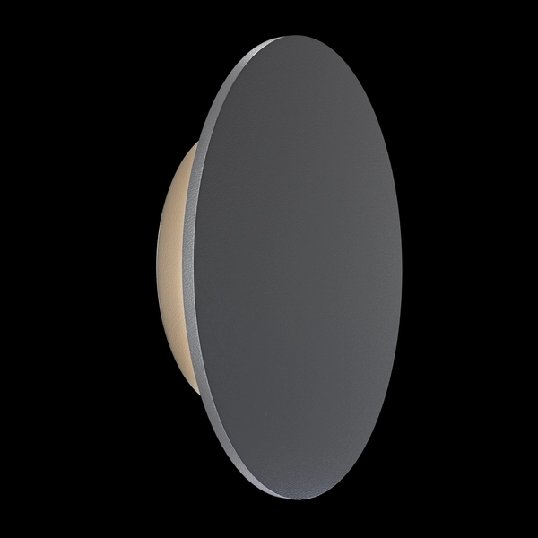 Okrągła lampa elewacyjna Wald O420WL-L12GF Maytoni LED 12W 3000K IP65 grafit