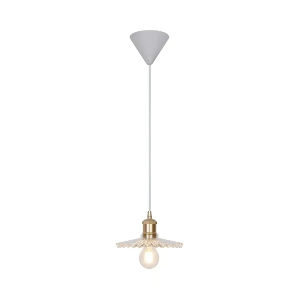 Wisząca lampa nad wyspę TORINA 2213173000 szklana przezroczysta