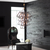 Wisząca lampa industrialna Fulton HK-FULTON-13P czarna mosiądz
