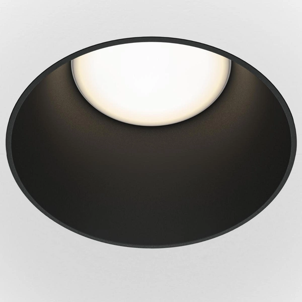 Wpuszczana lampa sufitowa Share DL051-01-GU10-RD-WB biała czarna