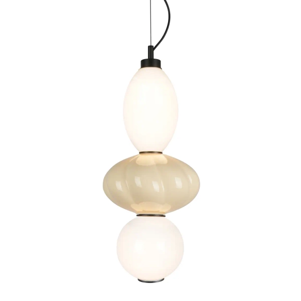 Potrójna zwisająca lampa Tordi PND-94721-2B-YLL biały beżowy