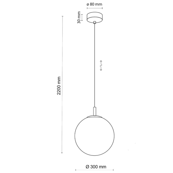 Lampa zwisająca do salonu Cadix 4610 bubble przezroczysta złota