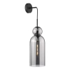 Loftowa wisząca lampa Tao TAO0110 do salonu czarny przydymiona