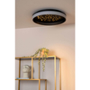 Ściemnialny plafon Estreja 71102/40/30 LED 40+10W 2500-3000K czarny