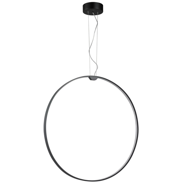 Lampa zwisowa Acirculo ST-10453P/D740A black Step LED 100W 3000K pierścień czarny