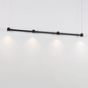 Lampa zwisająca na listwie PISCO LE44355 LED 24W 3000K podłużna czarna