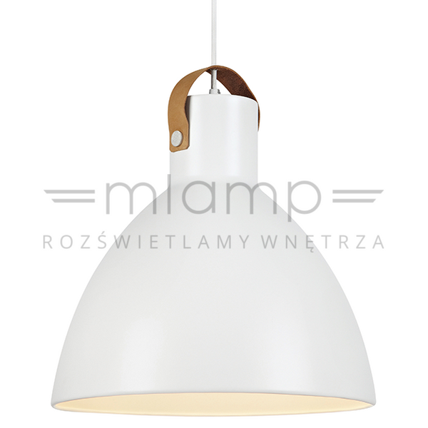 LAMPA wisząca EAGLE 106551 Markslojd metalowa OPRAWA zwis kopuła biała