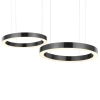 Pierścieniowa lampa wisząca Circle ST-8848-40+60 black Step LED 279W ringi czarne
