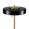 LAMPA podłogowa KKST-MF8872 BLACK okrągła OPRAWA metalowa czarna złota