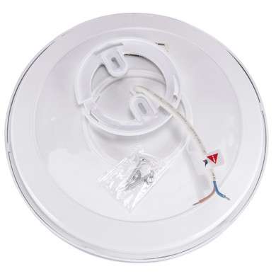 Sufitowa LAMPA plafon PLANAR 03841 Ideus hermetyczna OPRAWA okrągła LED 36W 4000K zewnętrzna IP54 srebrna