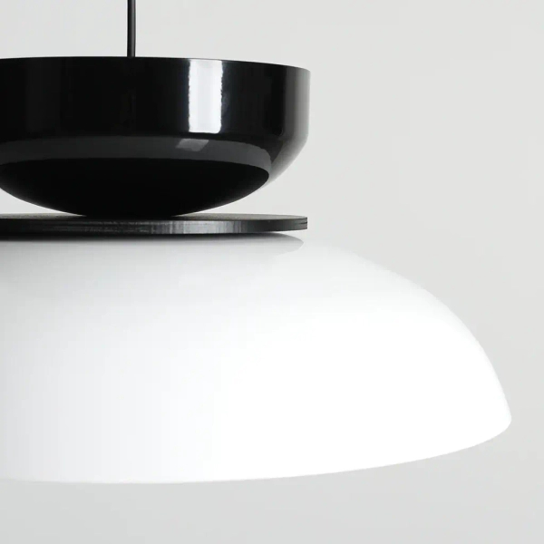 Lampa wisząca nad wyspę ALDO 1152G2_3_C do jadalni biała czarna