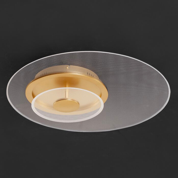 Lampa sufitowa HUARAL LE44442 LED 29W 3000K dyski przezroczysta złota