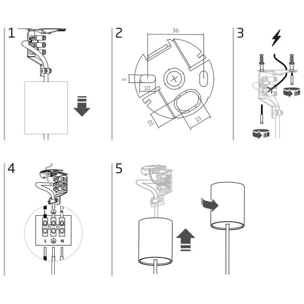 Skandynawska lampa wisząca Kymi 10571 Nowodvorski nad stół drewniana biała