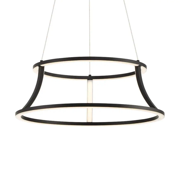 Okrągła lampa wisząca Cadoux QN-CADOUX-P-BK LED 54W 3000K czarny