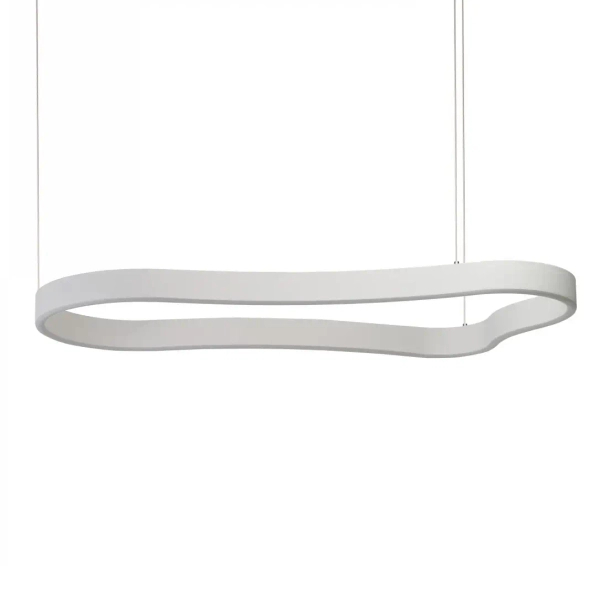 Dekoracyjna lampa wisząca ściemnialna MIRABELLA LED 48W 3000K AZ6752 biała aluminiowa