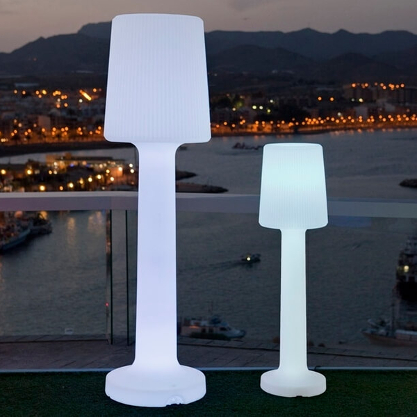 Podłogowa lampa ogrodowa Carmen LUMCR165OFNW King Home IP65 biała